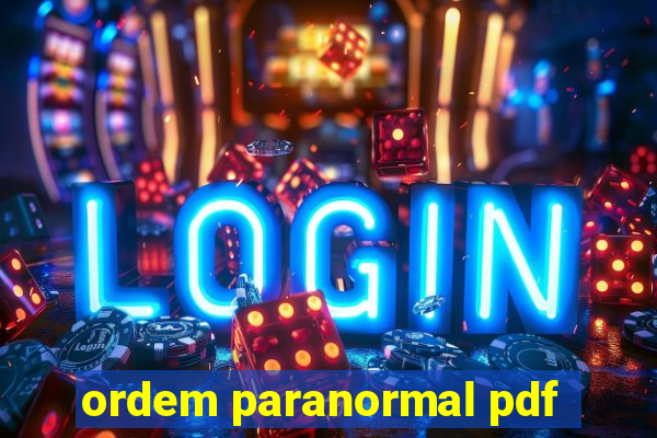 ordem paranormal pdf